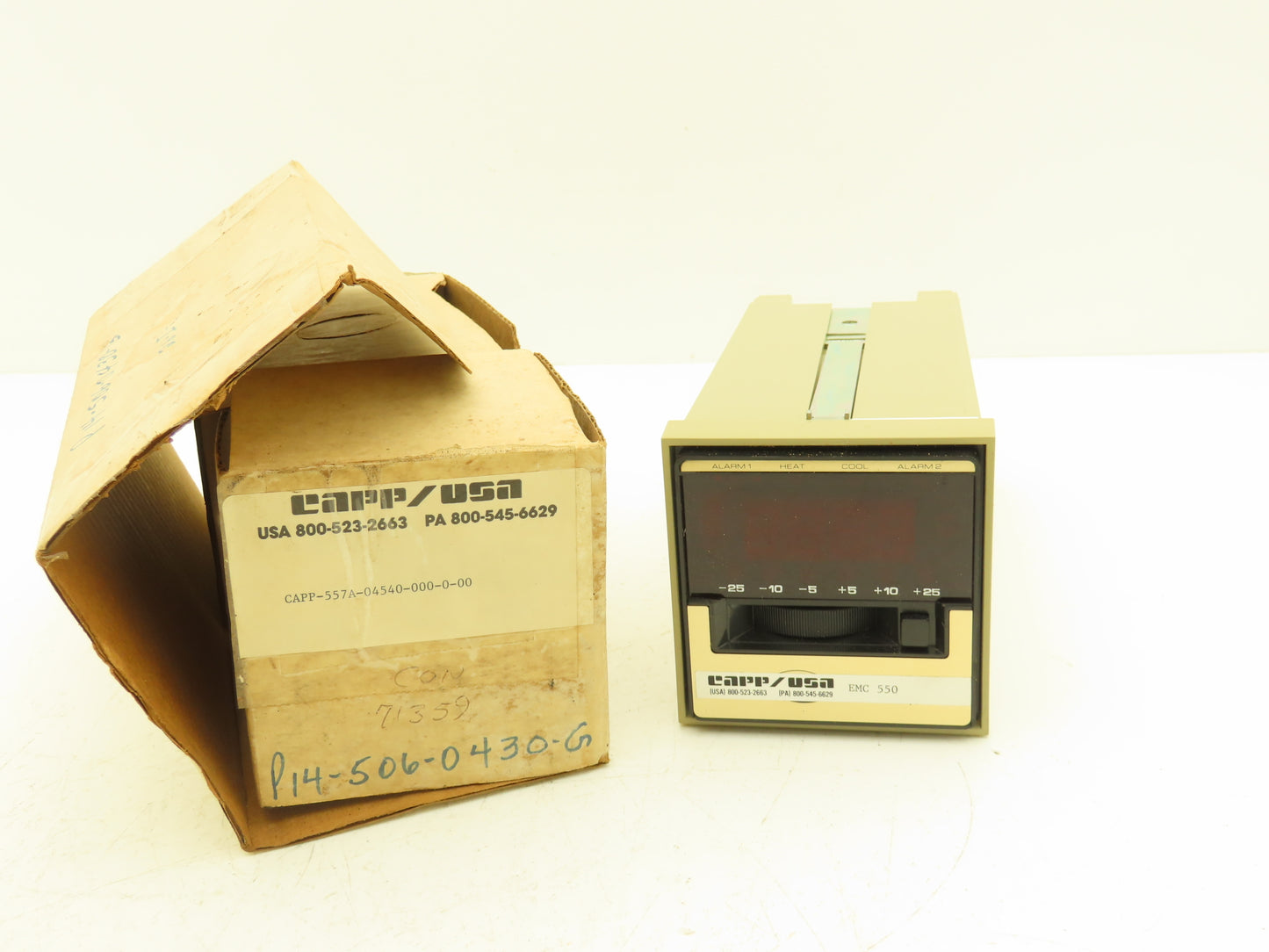 Eclipse EMC 550 CAPP USA Temperature Controller Unit Panel Mount
