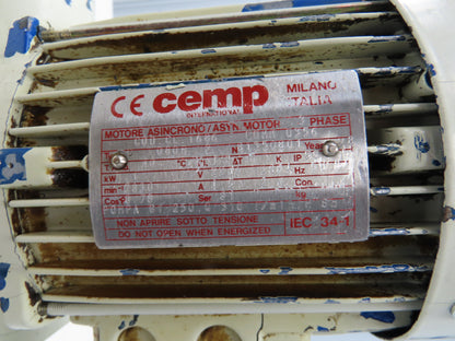 Cemp Vertical Immersion Centrifugal Pump 310L/Min 1.1kw 230/460V 3PH 1.5"NPT