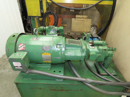 Hydraulic 42 Ton Press 6" Stroke Punch Die 10Hp 230/460V 3Ph Parker Pump