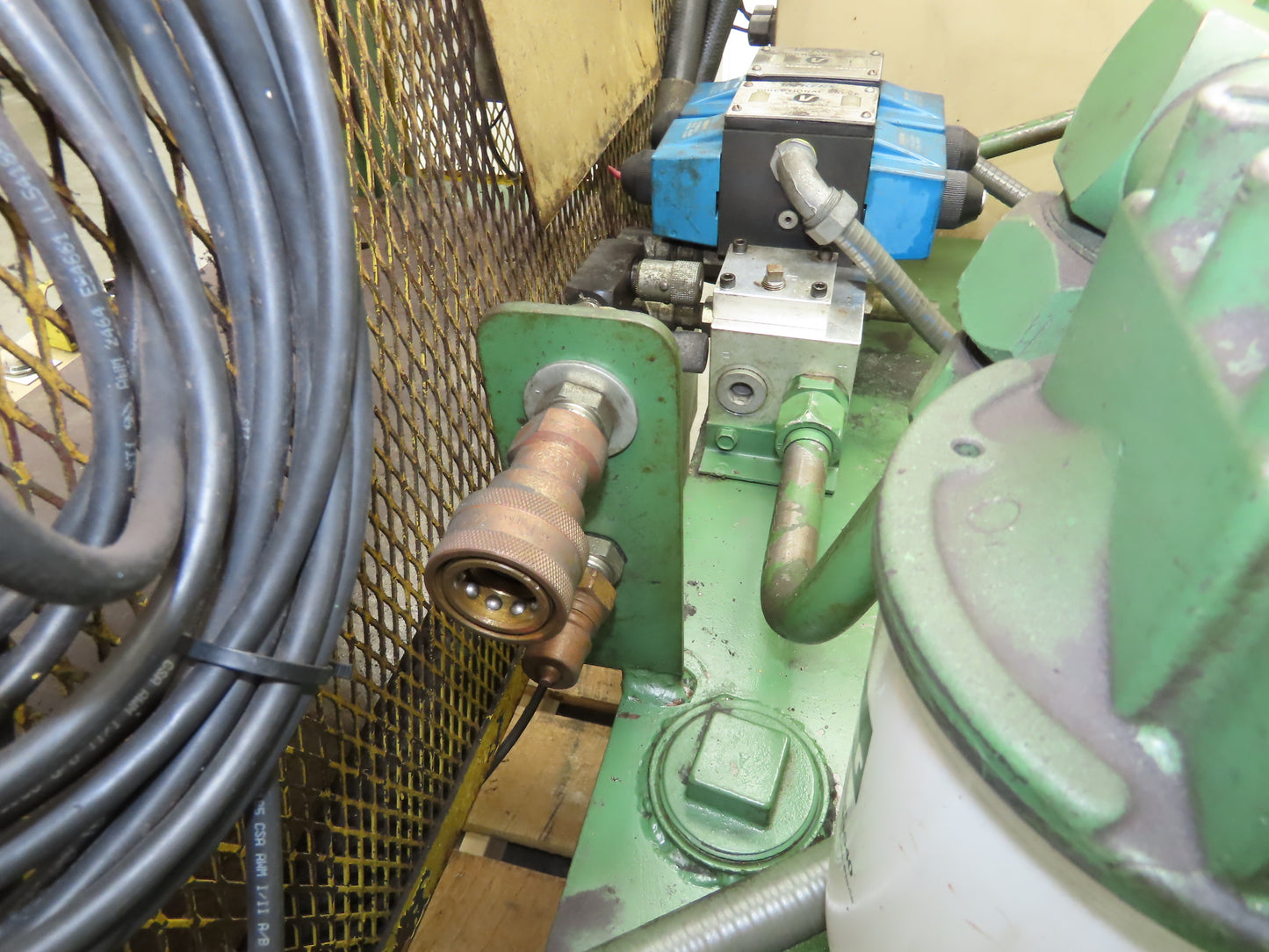 Hydraulic 42 Ton Press 6" Stroke Punch Die 10Hp 230/460V 3Ph Parker Pump