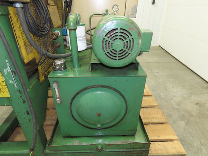 Hydraulic 42 Ton Press 6" Stroke Punch Die 10Hp 230/460V 3Ph Parker Pump