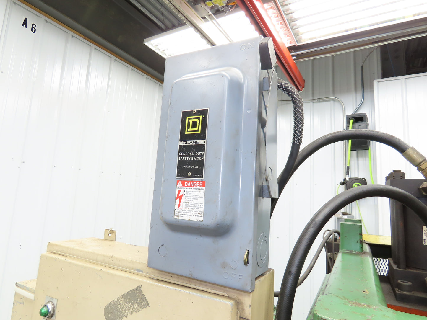 Hydraulic 42 Ton Press 6" Stroke Punch Die 10Hp 230/460V 3Ph Parker Pump