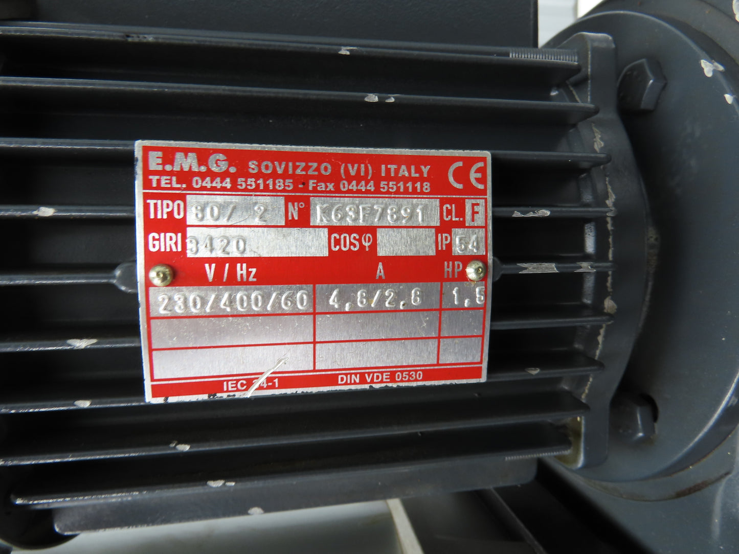 Casati HF/BP Hinge Boring Machine 230V 3Ph 1.5 HP Pneumatic Insertion