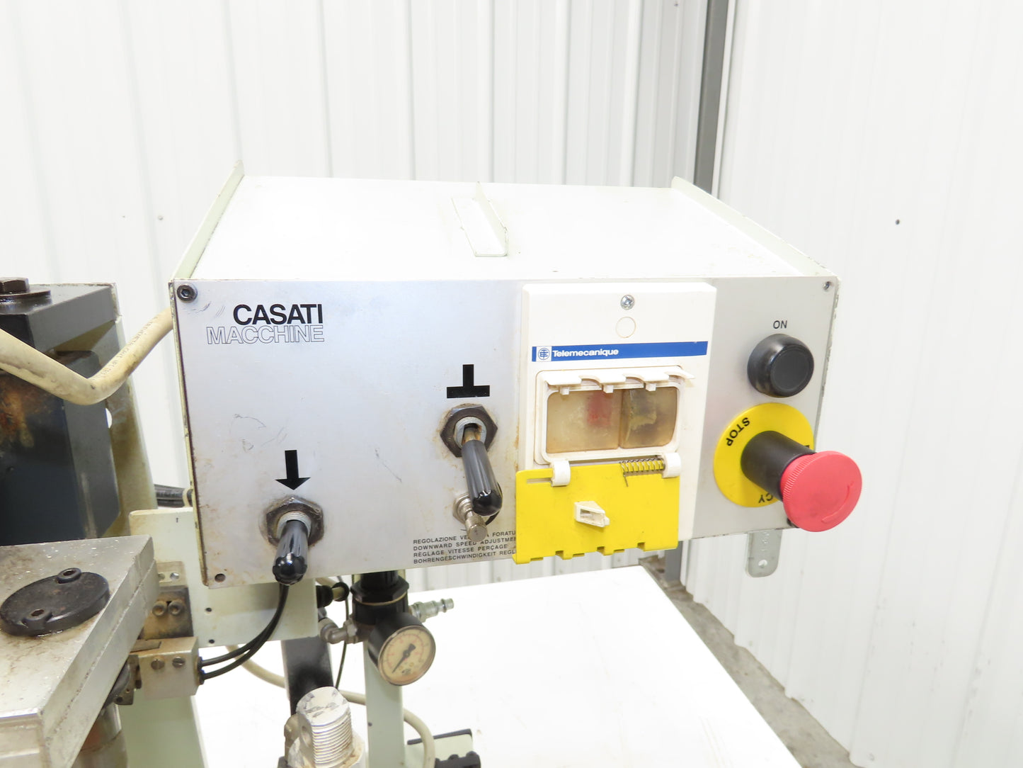 Casati HF/BP Hinge Boring Machine 230V 3Ph 1.5 HP Pneumatic Insertion