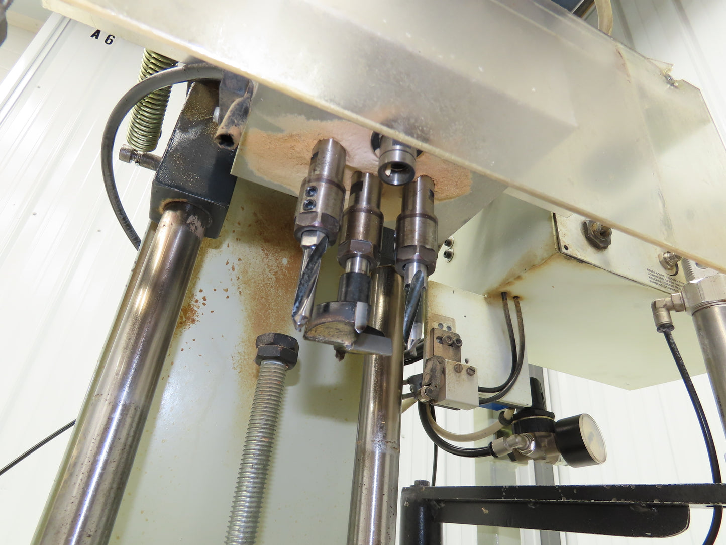 Casati HF/BP Hinge Boring Machine 230V 3Ph 1.5 HP Pneumatic Insertion