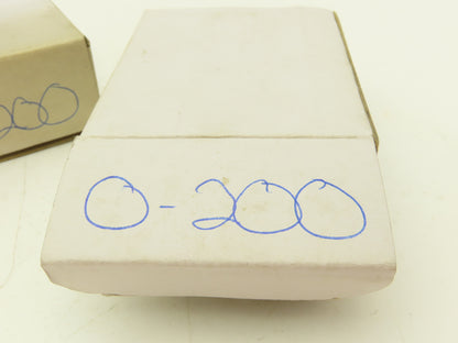 NA Pressure Guage 0-200 PSI 316SS Glycerin Filled ASME B40.1 Lot of 9 1/4" NPT