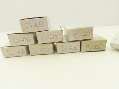 NA Pressure Guage 0-200 PSI 316SS Glycerin Filled ASME B40.1 Lot of 9 1/4" NPT