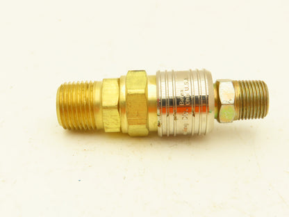 Parker Hansen 400/42  Pneumatic Female/Male Quick Coupler 3/8" Body Lot of 4