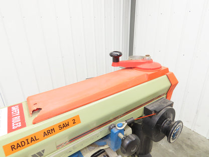 Omga 600 Radial Arm Saw 14" Blade 5Hp Motor 24" 600mm Rip 230/460V 3Ph