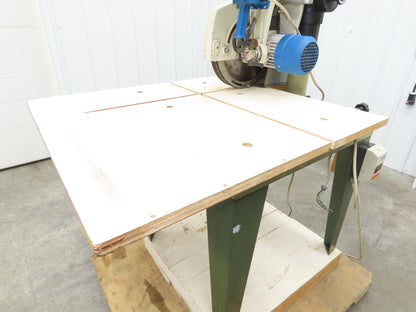 Omga 600 Radial Arm Saw 14" Blade 5Hp Motor 24" 600mm Rip 230/460V 3Ph
