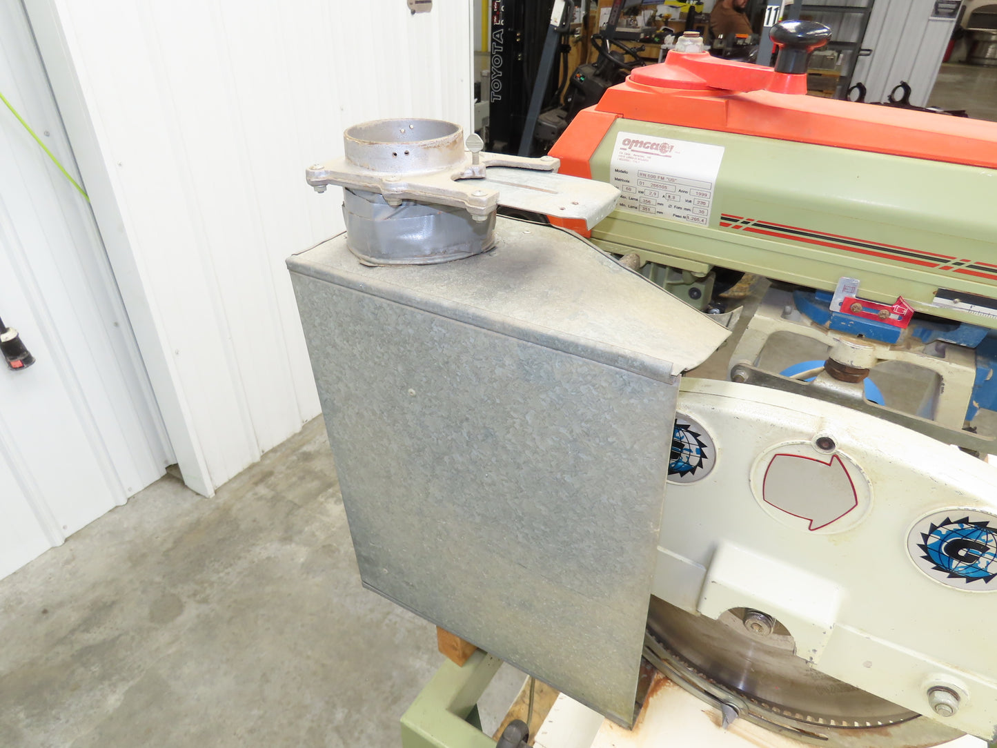 Omga 600 Radial Arm Saw 14" Blade 5Hp Motor 24" 600mm Rip 230/460V 3Ph