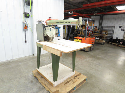 Omga 600 Radial Arm Saw 14" Blade 5Hp Motor 24" 600mm Rip 230/460V 3Ph