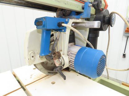 Omga 600 Radial Arm Saw 14" Blade 5Hp Motor 24" 600mm Rip 230/460V 3Ph