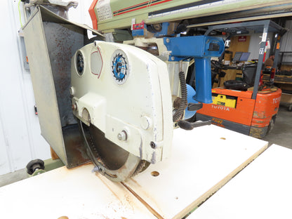 Omga 600 Radial Arm Saw 14" Blade 5Hp Motor 24" 600mm Rip 230/460V 3Ph