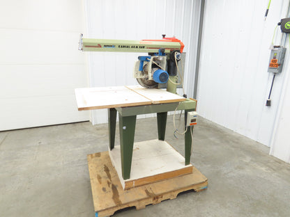 Omga 600 Radial Arm Saw 14" Blade 5Hp Motor 24" 600mm Rip 230/460V 3Ph