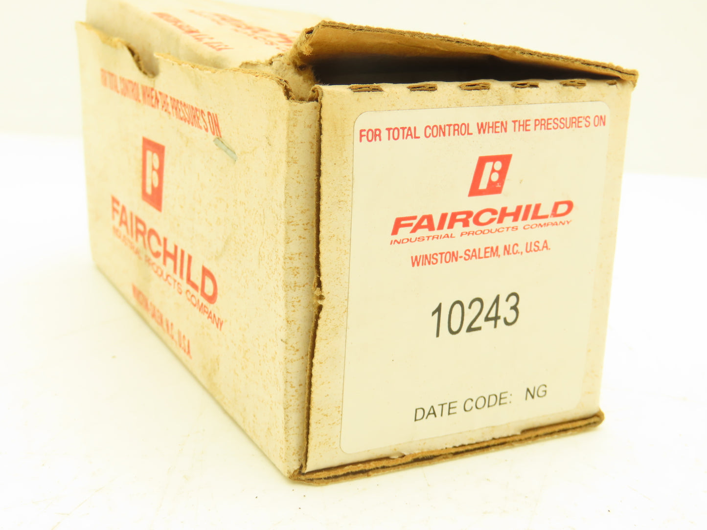 Fairchild 10243 Kendall Pressure Regulator 3/8" NPT 1-60PSI Range 500 PSI Max