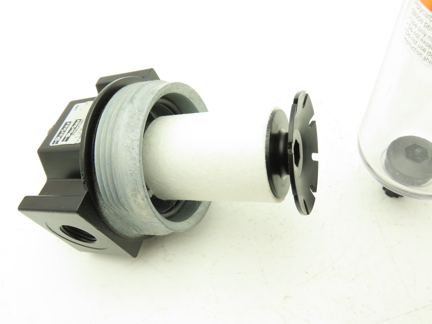 Parker 12F26E Pneumatic Air Coalescing Filter 3/8" NPT 0-150PSIG