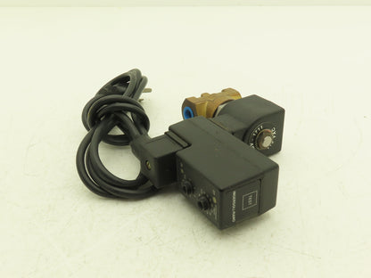 Parker 7321KBY61640L5D1D7P3 Skinner Solenoid Valve 110V 60Hz 10W 3-300PSI Timed
