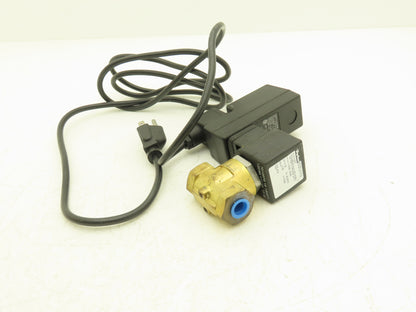 Parker Skinner Solenoid Condensate Drain Valve 110V 60Hz 10W 3-300PSI Timed