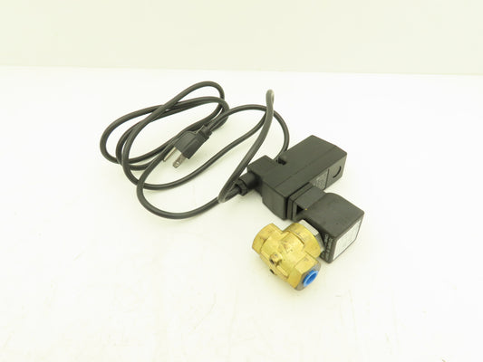 Parker Skinner Solenoid Condensate Drain Valve 110V 60Hz 10W 3-300PSI Timed