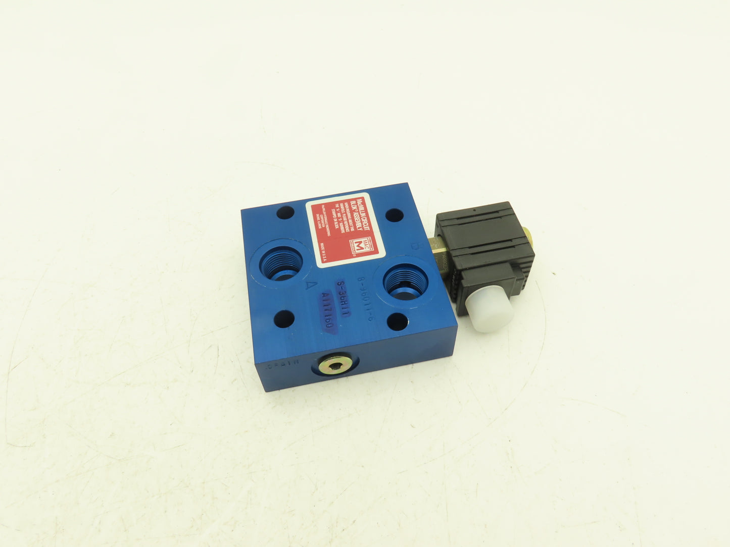 MacMillin Parker B-96011-6 Hydraulic Circuit Blok Assembly 120VAC