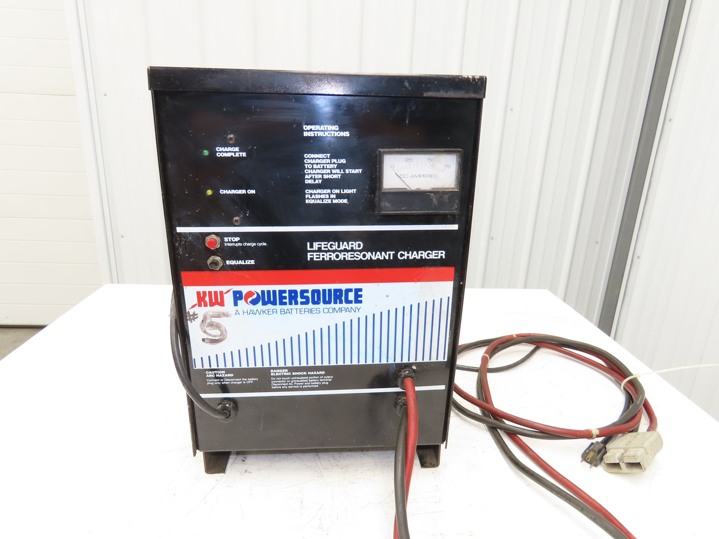 Hawker PAC1240 KW Powerstroke Battery Charger 24V 12 Cell 40 Amp 120V 1Ph 380AH