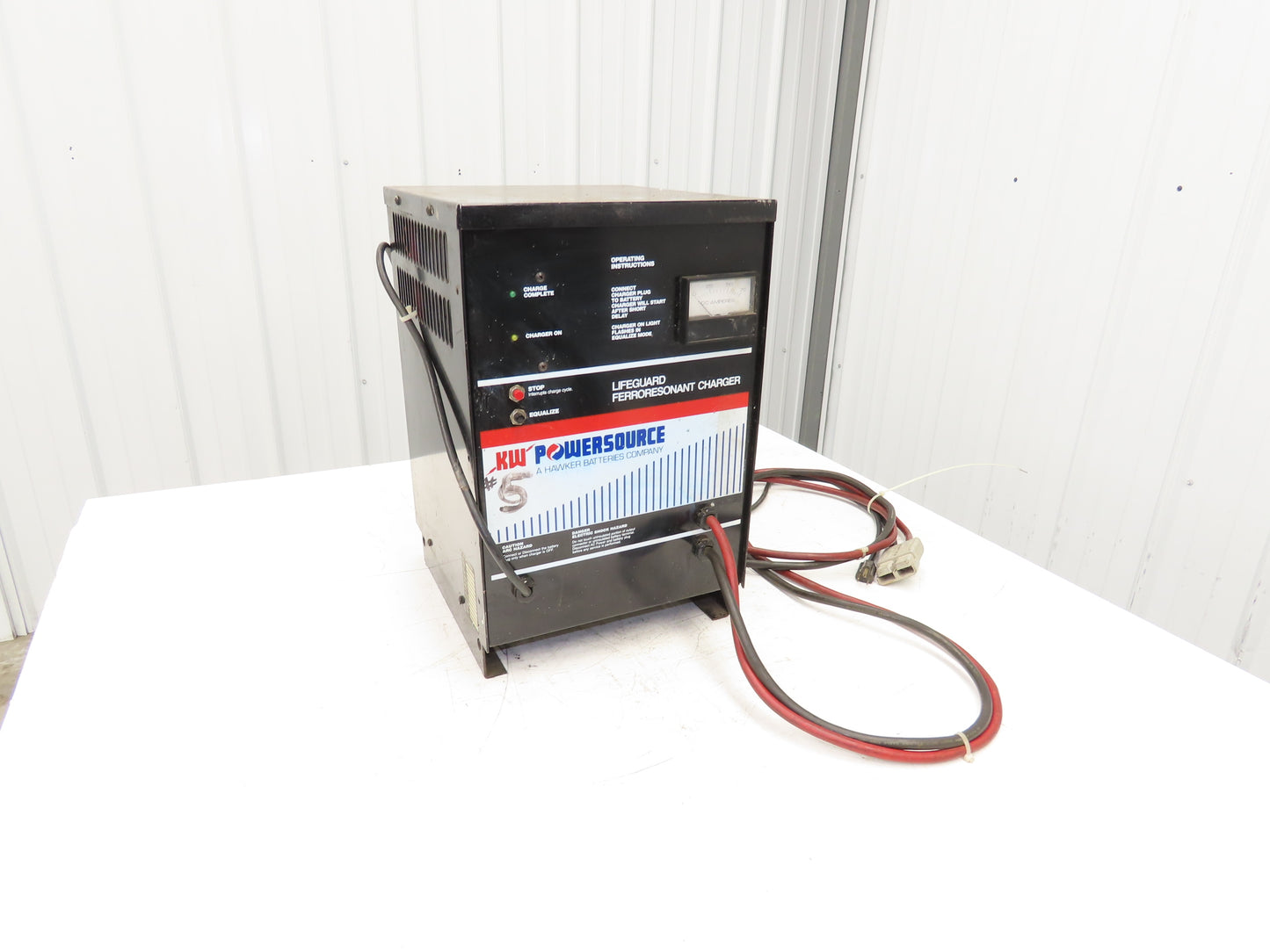 Hawker PAC1240 KW Powerstroke Battery Charger 24V 12 Cell 40 Amp 120V 1Ph 380AH