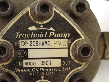 Nippon TOP-208HWMC PVDE Trochoid Hydraulic Oil Pump w/Filter IEC C-Face Flange
