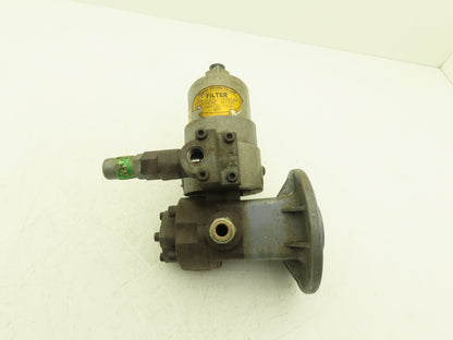 Nippon TOP-208HWMC PVDE Trochoid Hydraulic Oil Pump w/Filter IEC C-Face Flange