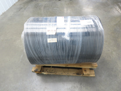 Hytrol 30"W x 325' Grooved Rubber Conveyor Belt 2-Ply Black