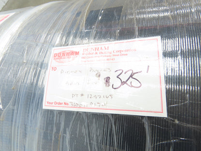 Hytrol 30"W x 325' Grooved Rubber Conveyor Belt 2-Ply Black