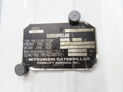 Caterpillar 94243-03080 Hydraulic Forklift Tilt Cylinder From EC25KE Forklift