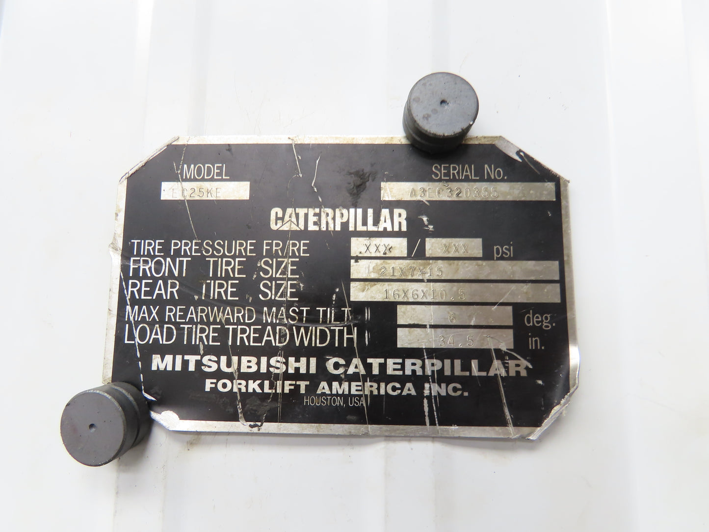 Caterpillar 97E0434400 Forklift Display Controller Module From EC25KE *Read