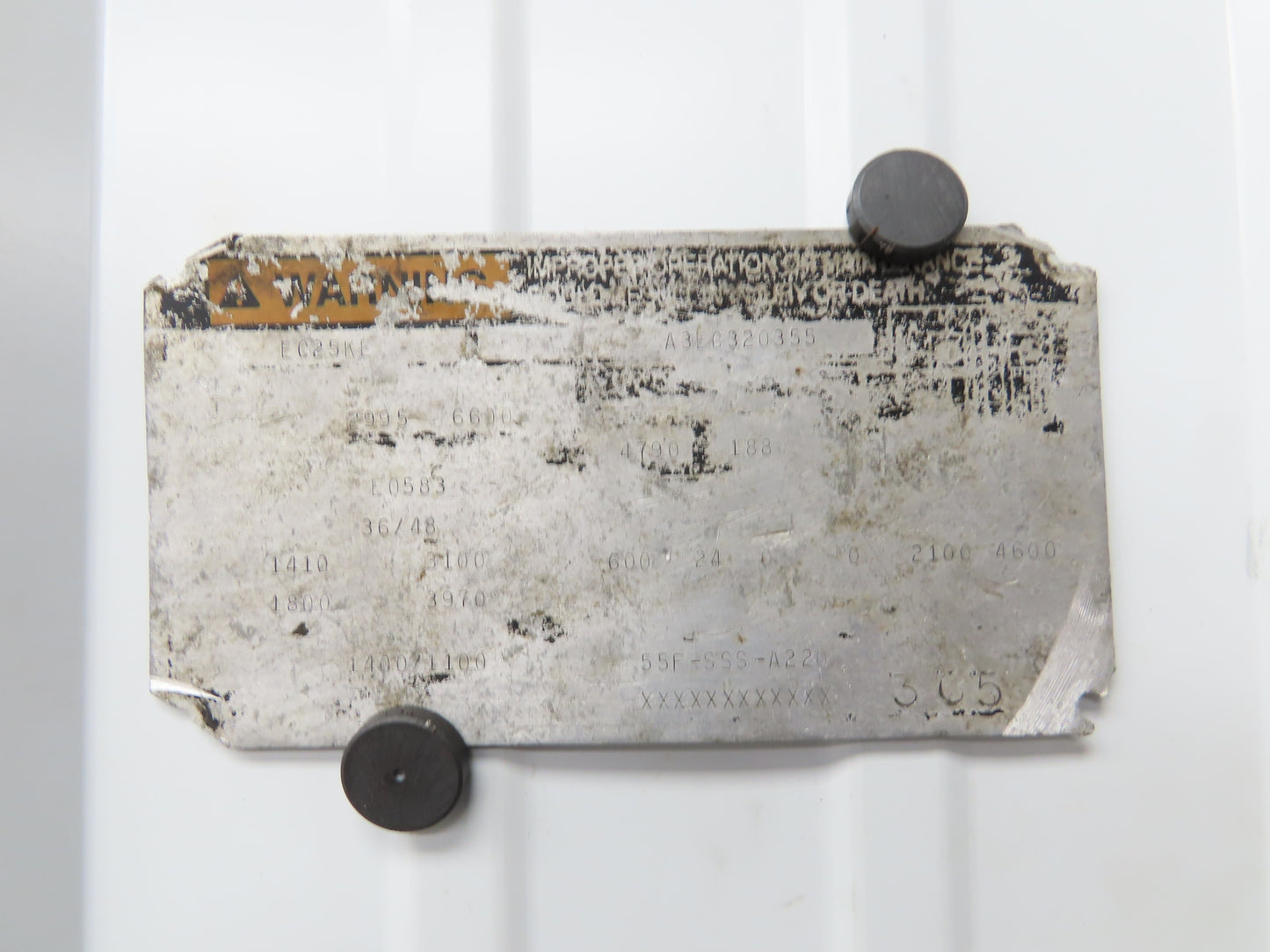 Caterpillar EC25KE Electric Forklift Brake Pedal Master Cylinder Assembly