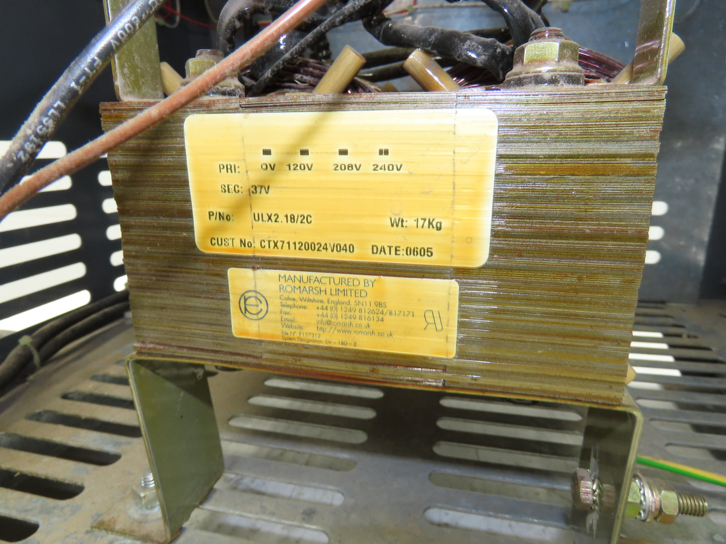 GNB SCR20012260S1L SCR200 Forklift Battery Charger 24V 260Ah 120/208/240V 1Ph