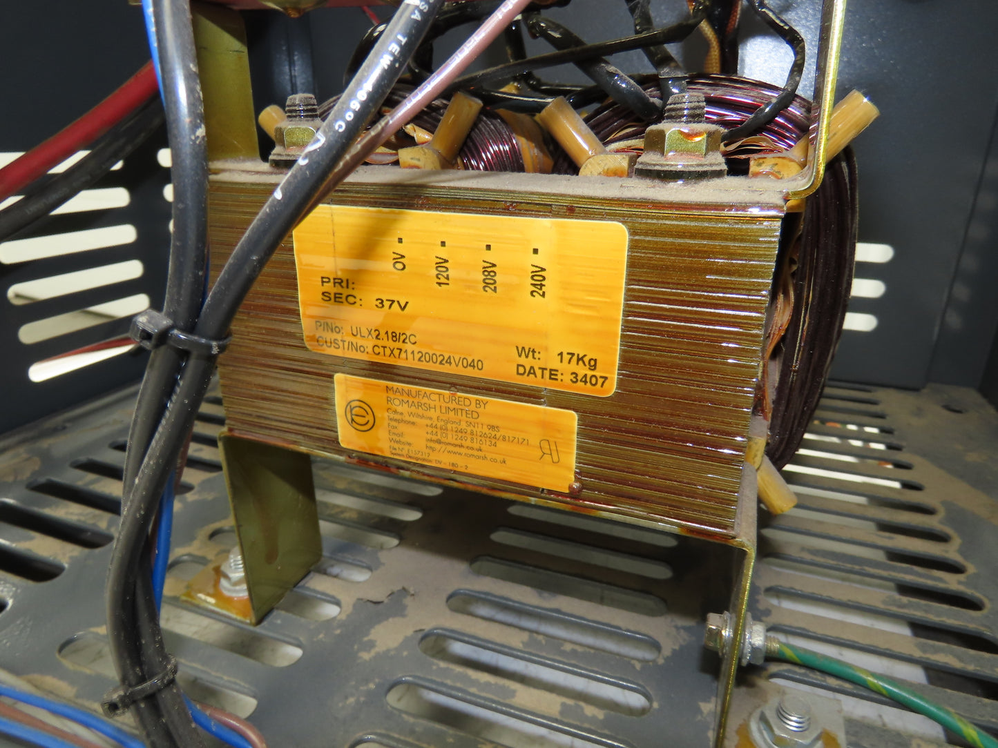 GNB SCR20012260S1L SCR200 Forklift Battery Charger 24V 260Ah 120/208/240V 1Ph