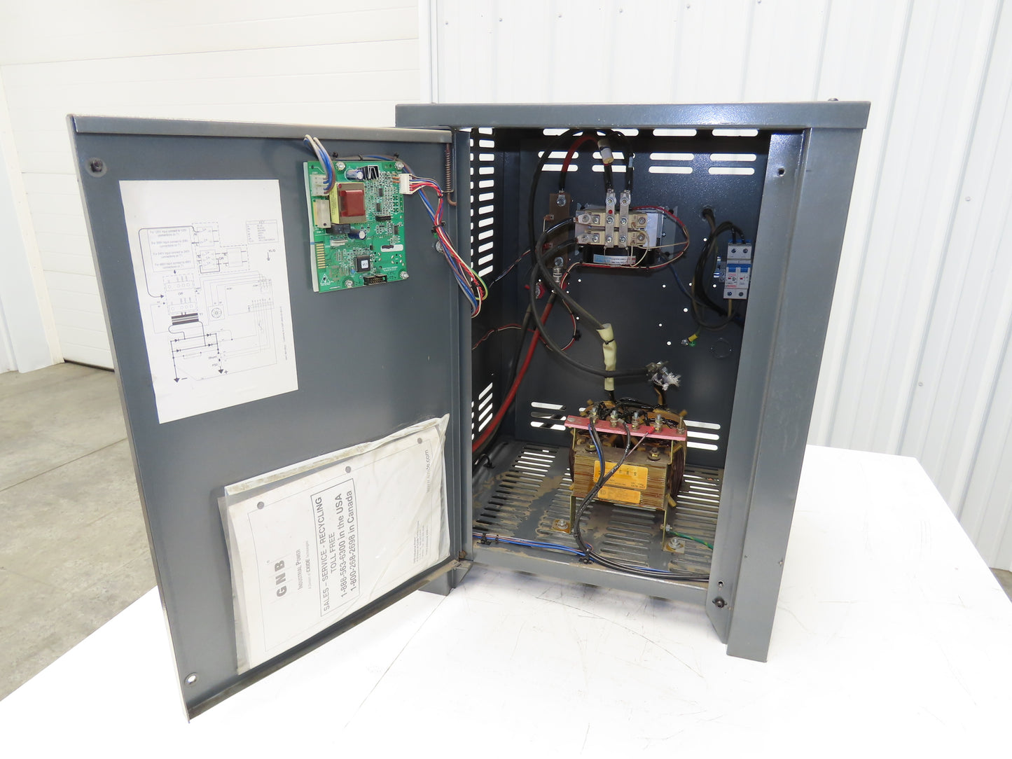 GNB SCR20012260S1L SCR200 Forklift Battery Charger 24V 260Ah 120/208/240V 1Ph