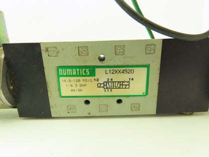 Numatics L12XX452O000030 Pneumatic Solenoid Directional Valve 14.5-120 PSIG Air