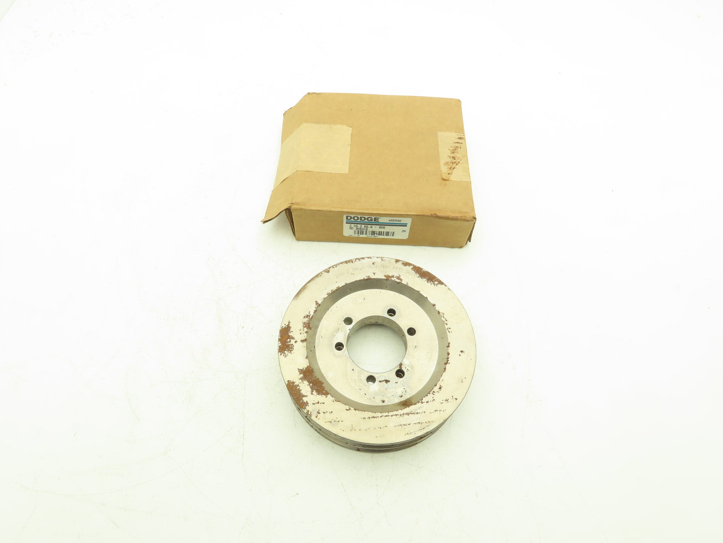 Dodge 455592 Sheave Taper Lock V Belt 2 Groove Taper-Lock Bore 6.95" Diameter