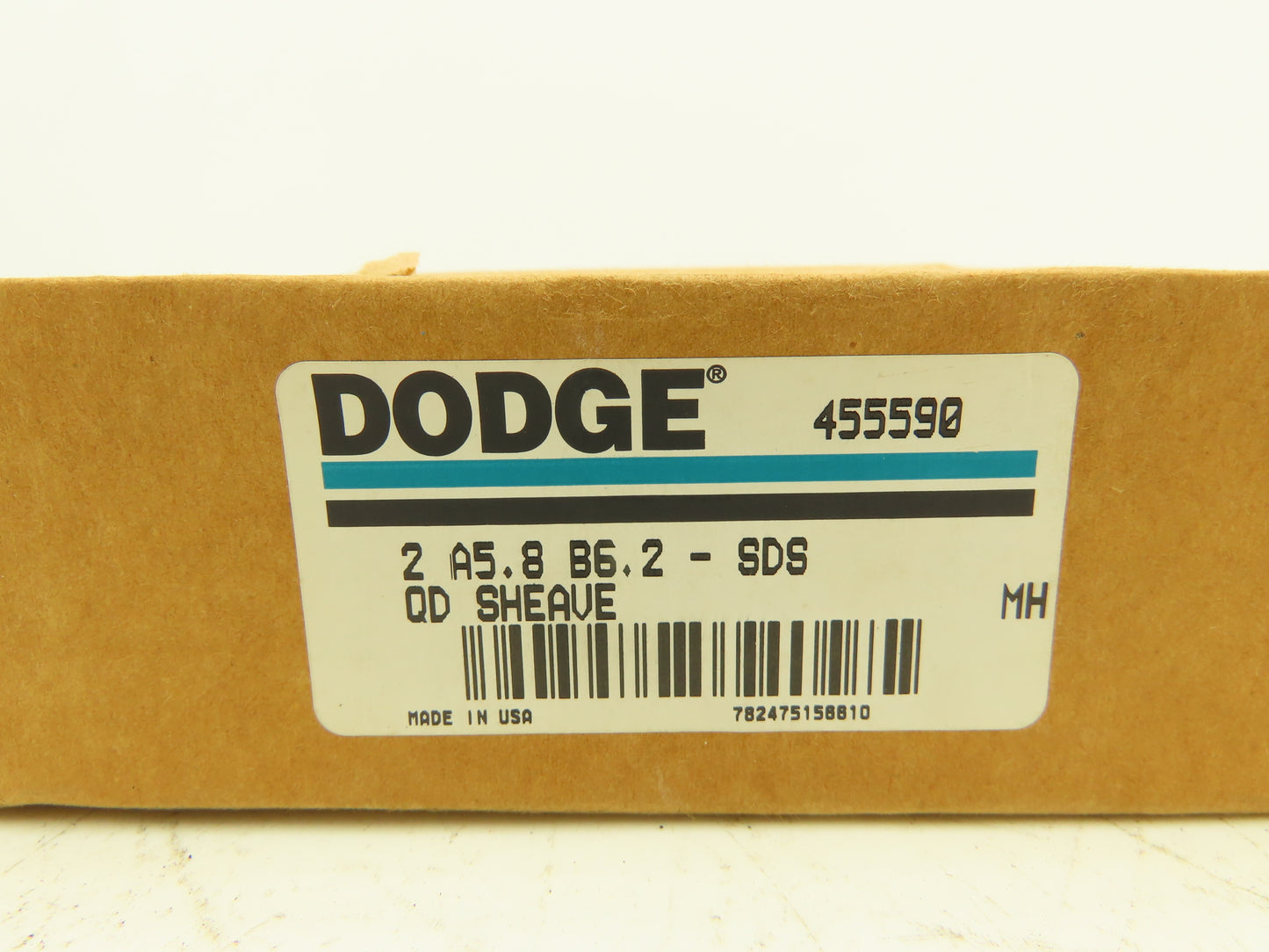 Dodge 455590 Sheave Taper Lock V Belt 2 Groove Taper-Lock Bore 6.55" Diameter