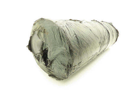 Hytrol 30"W x 75' 3" Grooved Rubber Conveyor Belt Laced 2-Ply Black 2PL100/GP/0