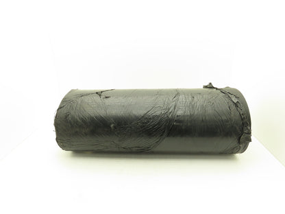 Hytrol 30"W x 75' 3" Grooved Rubber Conveyor Belt Laced 2-Ply Black 2PL100/GP/0