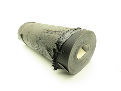 Hytrol 30"W x 75' 3" Grooved Rubber Conveyor Belt Laced 2-Ply Black 2PL100/GP/0