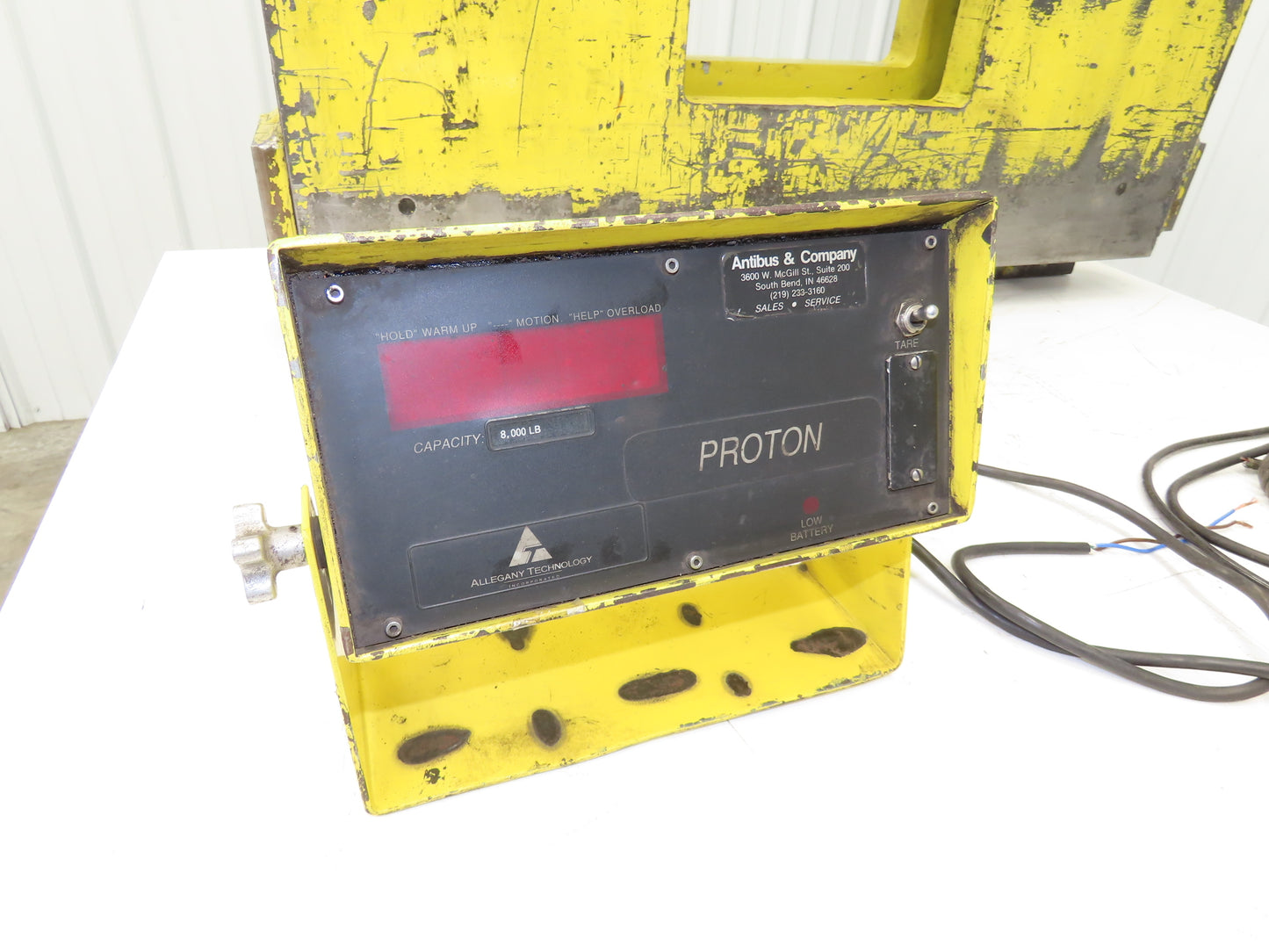 Allegany ELTIS-3 Forklift Weight Scale Load Cell 8000 Lb 20" Class 3 Proton