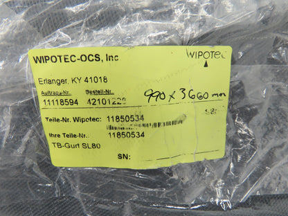 Habasit 11850534 Wipotec SL80 Scale Conveyor Belt 990mm x 3660mm 39"W