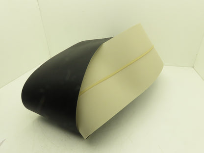 Dorner 10"W x 12' 10" Grooved Rubber Conveyor Belt Black Endless V-Belt Guide