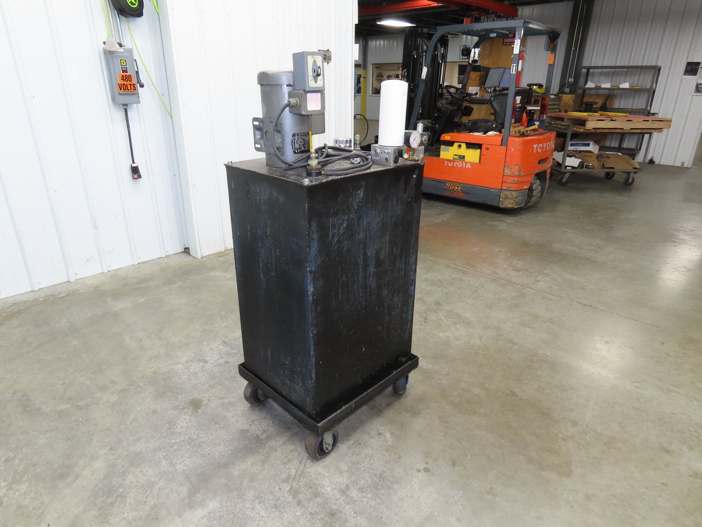 Hydraulic Power Unit 60 Gallon 1.5 hp 3000psi 115V 1Ph Gear Pump Reciprocating