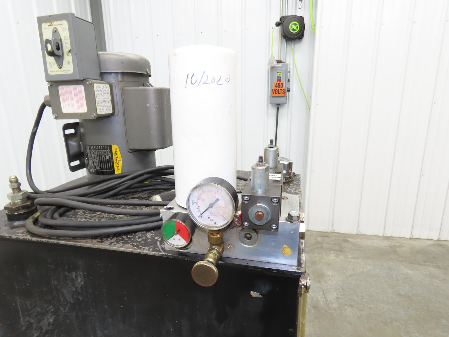 Hydraulic Power Unit 60 Gallon 1.5 hp 3000psi 115V 1Ph Gear Pump Reciprocating