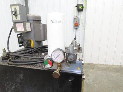 Hydraulic Power Unit 60 Gallon 1.5 hp 3000psi 115V 1Ph Gear Pump Reciprocating