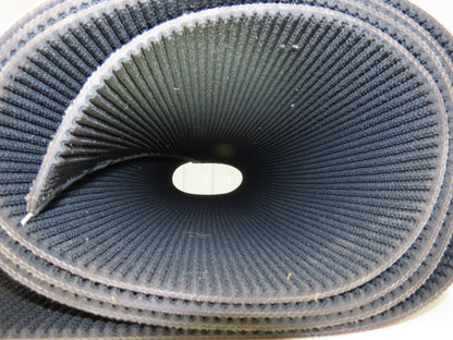 34"W x 12' 4" Grip-Top Incline Conveyor Belt Laced 2-Ply Black Rubber PHR2-160